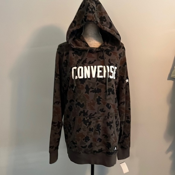 Converse Men’s Large Camouflage Hoodie NWT. - Picture 1 of 11